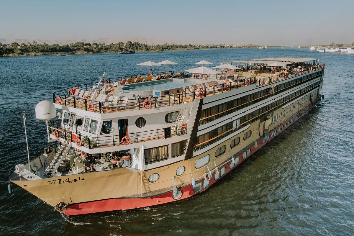 Cabin aboard the Magic II Nile Cruise Nile cruise
